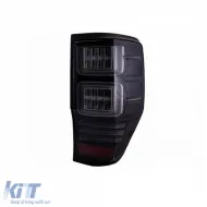 Tailights Set Suitable for Ford Ranger 12-18 LED Bar Dynamic Black Full LED VLand-image-6291659