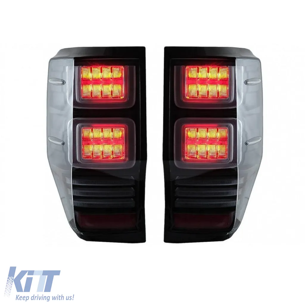 Tailights Set Suitable for Ford Ranger 12-18 LED Bar Dynamic Smoke Full LED VLand