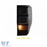 Tailights Set Suitable for Ford Ranger 12-18 LED Bar Dynamic Smoke Full LED VLand-image-6291671