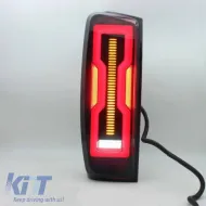 Tailights Set suitable for Isuzu D-Max 2020+ Led Bar Black-image-6314220