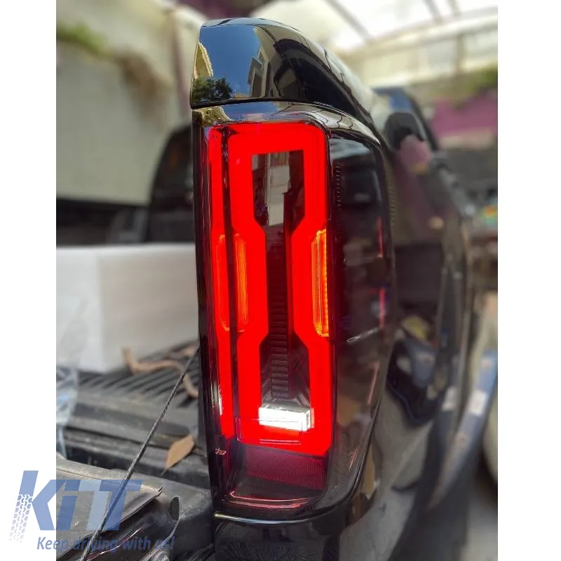 Tailights Set suitable for Isuzu D-Max 2020+ Led Bar Black