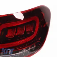 Tailights Set Suitable for Mercedes-Benz GLC C253/X253 Pre-Face To Facelift Look Full Led Bar Red/Crystal Carner-image-6313642