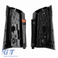 Tailights Set Suitable for Mercedes-Benz Vito W447 14+ Look W448 Full Led Bar & Led Signal Dynamic Black/Crystal Carner