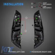 Tailights Set Suitable for Mitsubishi Lancer X 08-17 Led Bar Smoke VLAND-image-6318178