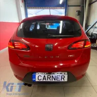 Tailights Set suitable for Seat Leon 1P 05-09 Led Red/Smoke Sonar-image-6299412