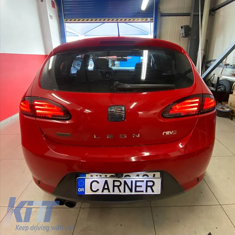 Tailights Set suitable for Seat Leon 1P 05-09 Led Red/Smoke Sonar