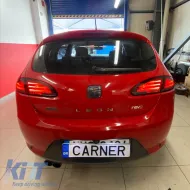 Tailights Set suitable for Seat Leon 1P 05-09 Led Red/Smoke Sonar-image-6299413