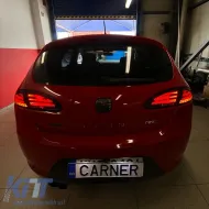 Tailights Set suitable for Seat Leon 1P 05-09 Led Red/Smoke Sonar-image-6299414