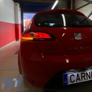 Tailights Set suitable for Seat Leon 1P 05-09 Led Red/Smoke Sonar-image-6299419