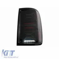 Tailights Set Suitable for VW Amarok 10-21 Full Led Bar Dynamic Signal Black / Smoke VLand-image-6301027