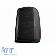 Tailights Set Suitable for VW Amarok 10-21 Full Led Bar Dynamic Signal Black / Smoke VLand-image-6301029