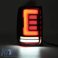 Tailights Set Suitable for VW Amarok 10-21 Full Led Bar Dynamic Signal Black / Smoke Carner-image-6314215