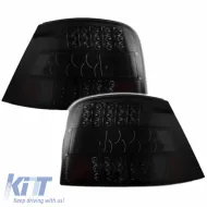 Tailights Set Suitable for VW Golf IV (4) 97-03 LED Smoke Winjet-image-6325325