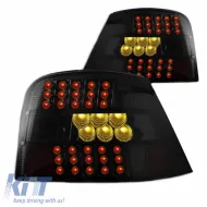 Tailights Set Suitable for VW Golf IV (4) 97-03 LED Smoke Winjet-image-6325327