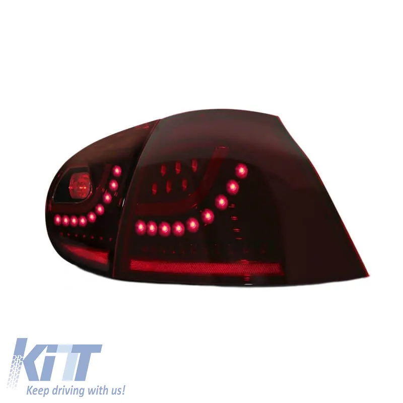 Tailights Set Suitable for VW Golf V (5) 03-08 LED Urban Style Cherry Red/Smoke Winjet