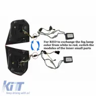 Tailights Set suitable for VW Golf VI (6) 08-12 Full Led GTI R20 Look Red/Smoke VLand-image-6291004