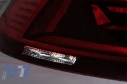 Tailights Set suitable for VW Passat B8 3G (2015-2019) Limousine Sequential Dynamic Turning Lights B8.5 Design Red/Crystal-image-6314202