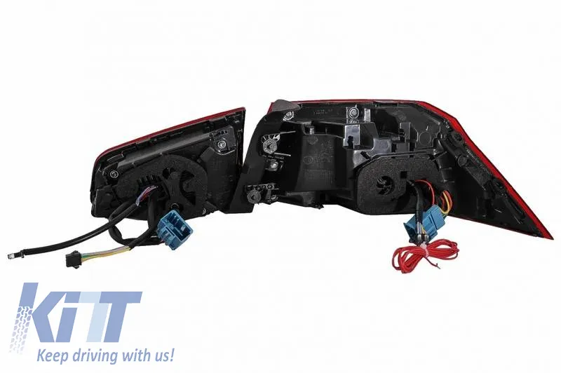 Tailights Set suitable for VW Passat B8 3G (2015-2019) Limousine Sequential Dynamic Turning Lights B8.5 Design Red/Crystal