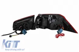 Tailights Set suitable for VW Passat B8 3G (2015-2019) Limousine Sequential Dynamic Turning Lights B8.5 Design Red/Crystal-image-6315255