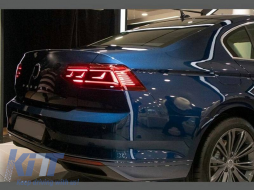 Tailights Set suitable for VW Passat B8 3G (2015-2019) Limousine Sequential Dynamic Turning Lights B8.5 Design Red/Crystal