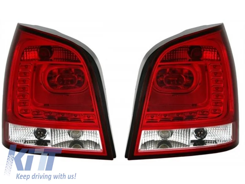 Tailights Set Suitable for VW Polo 9N3 05-09 LED GTI/R20 Look Red/Clear Eagle Eyes