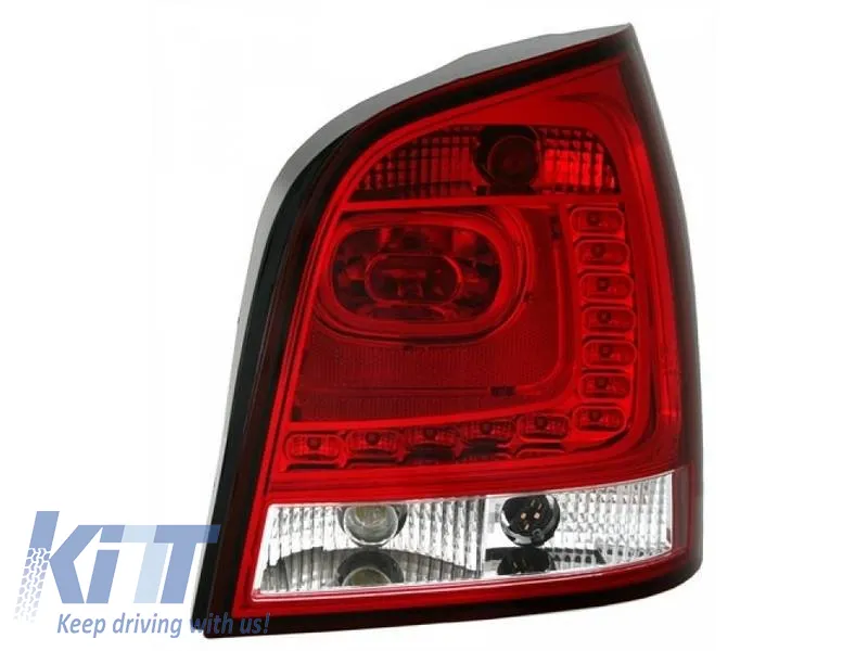 Tailights Set Suitable for VW Polo 9N3 05-09 LED GTI/R20 Look Red/Clear Eagle Eyes