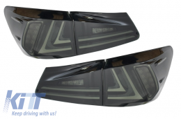 Taillights Full LED suitable for LEXUS IS XE20 (2006-2012) Light Bar Facelift New XE30 Smoke-image-6025887