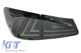 Taillights Full LED suitable for LEXUS IS XE20 (2006-2012) Light Bar Facelift New XE30 Smoke-image-6025888