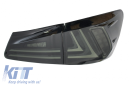 Taillights Full LED suitable for LEXUS IS XE20 (2006-2012) Light Bar Facelift New XE30 Smoke-image-6025889