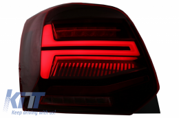 Taillights Full LED suitable for VW Polo 6R 6C 61 (2011-2017) Sequential Dynamic Turning Lights Vento Look-image-6043059
