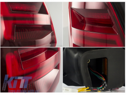 Taillights Full LED suitable for VW Polo 6R 6C 61 (2011-2017) Sequential Dynamic Turning Lights Vento Look-image-6043071