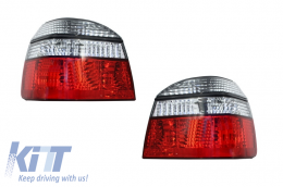 Taillights Lamp suitable for VW Golf 3 III 91-98 Red/Crystal Halogen  - 2212396