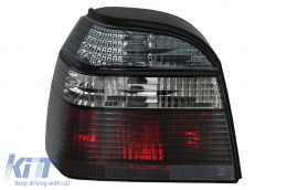 Taillights Lamp suitable for VW Golf 3 III (09.1991-08.1997) Red Smoke Halogen-image-6081825