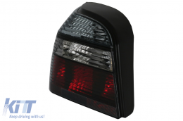 Taillights Lamp suitable for VW Golf 3 III (09.1991-08.1997) Red Smoke Halogen-image-6081827