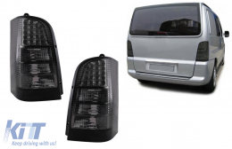 Taillights LED suitable for Mercedes V-Class Vito W638 (1996-2003) Smoke-image-6078380