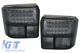 Taillights LED suitable for VW T4 Transporter Caravelle Multivan (1990-2003) Smoke - TLVWT4B