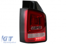Taillights Red White Full LED suitable for VW Transporter V T5 (2003-2009)-image-6073034