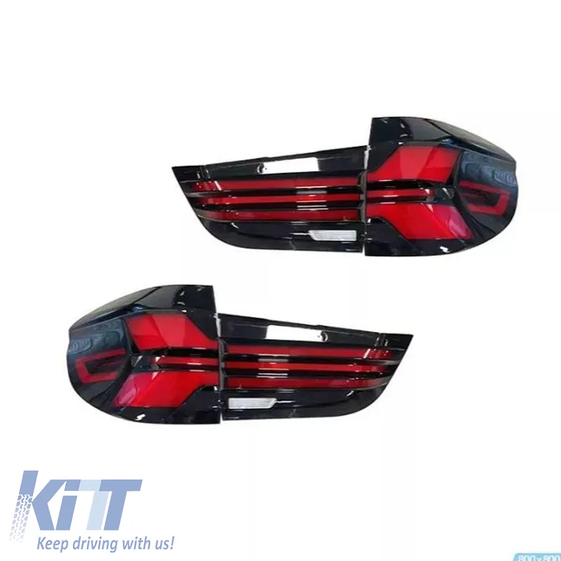 Taillights Set suitable for BMW X5 F15 (2013-2018) LED Bar Upgrade to G05 LCI Look Smoke