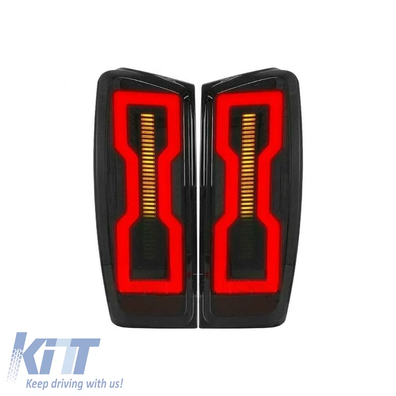 Taillights Set suitable for Isuzu D-Max 2020+ LED Bar Black