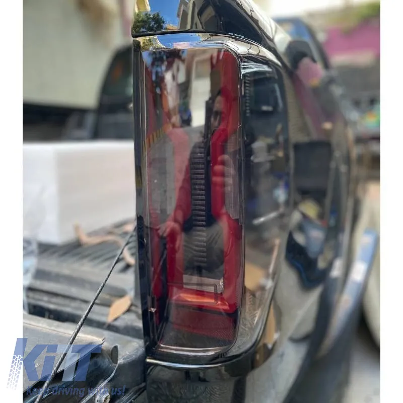 Taillights Set suitable for Isuzu D-Max 2020+ LED Bar Black
