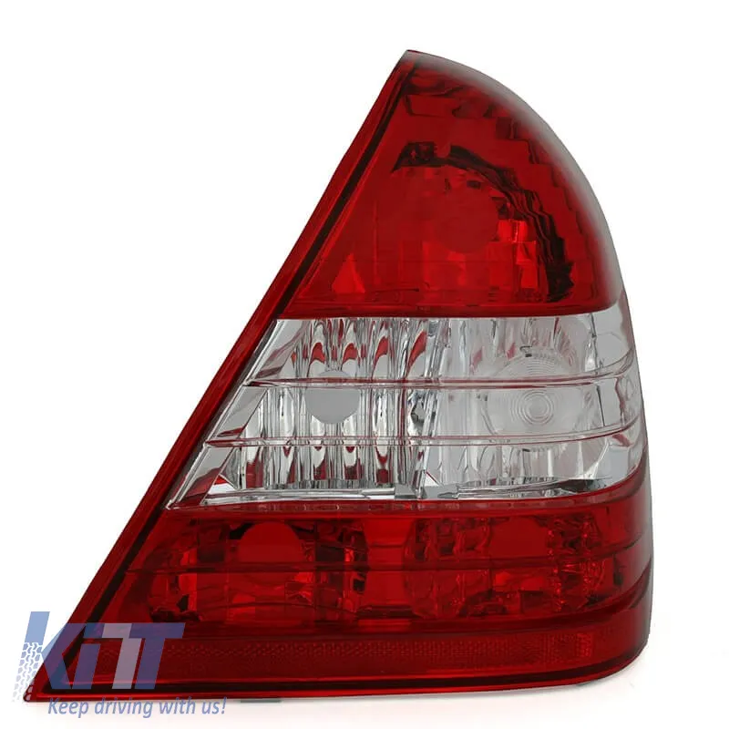 Taillights Set Suitable for Mercedes-Benz C-Class W202 93-00 Red/Crystal Eagle Eyes