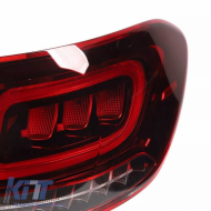 Taillights Set suitable for Mercedes-Benz GLC C253/X253 Pre-Face To Facelift Look Full Led Bar Red/Crystal Carner