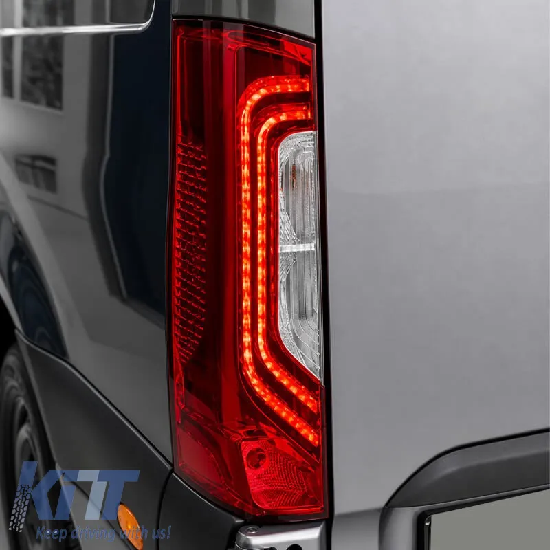 Taillights Set Suitable for Mercedes Sprinter W907 / W910 2018-2026 Full Led Red/Smoke Carner