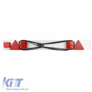 Taillights Set suitable for Trailer 12 Volt With 6 Meter Cable 7 Pin EAL 10150-image-6302387