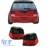 Taillights Set Suitable for VW Golf IV (4) 97-03 Red/Smoke Depo