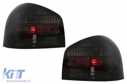 Taillights suitable for Audi A3 Hatchback 8L1 (1996-2000) Smoke-image-6094863