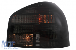 Taillights suitable for Audi A3 Hatchback 8L1 (1996-2000) Smoke-image-6094864