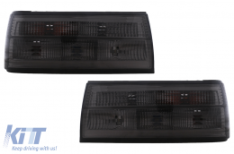 Taillights suitable for BMW 3 Series E30 Facelift Sedan Cabrio Touring (1987-1994) Smoke-image-6126776