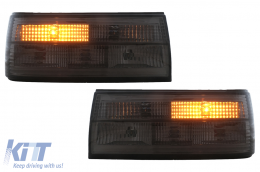 Taillights suitable for BMW 3 Series E30 Facelift Sedan Cabrio Touring (1987-1994) Smoke-image-6126780