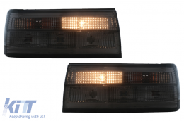 Taillights suitable for BMW 3 Series E30 Facelift Sedan Cabrio Touring (1987-1994) Smoke-image-6126783